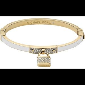 NWOT: Michael Kors White Locket Bracelet
